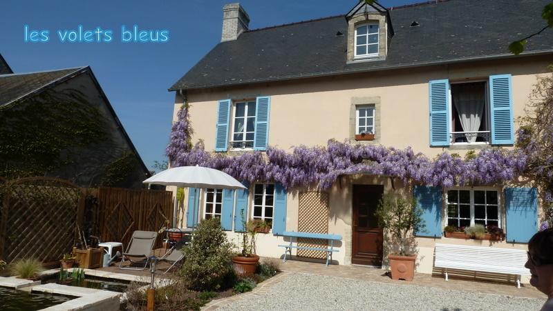 Les Volets Bleus Bed & Breakfast Saint-Martin-des-Entrées Exterior photo